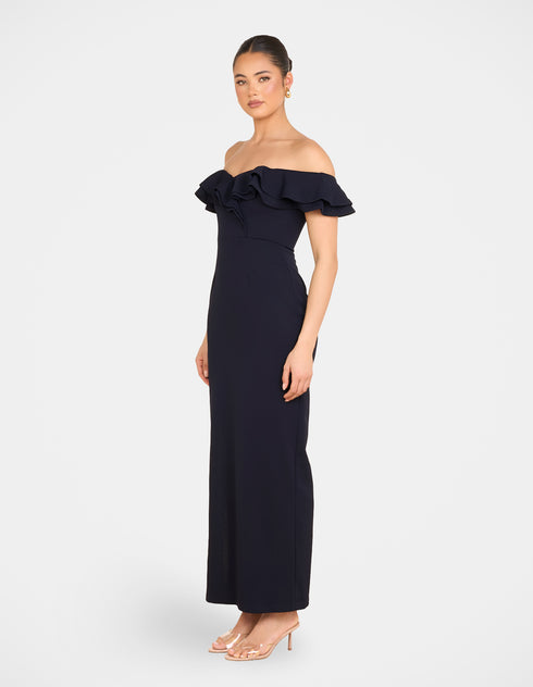 Izabel Double Ruffle Gown